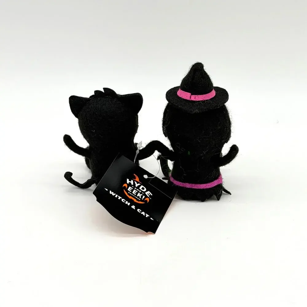 Target Hyde & Eek Witch & Black Cat Halloween Felt Duo 2025 NEW
